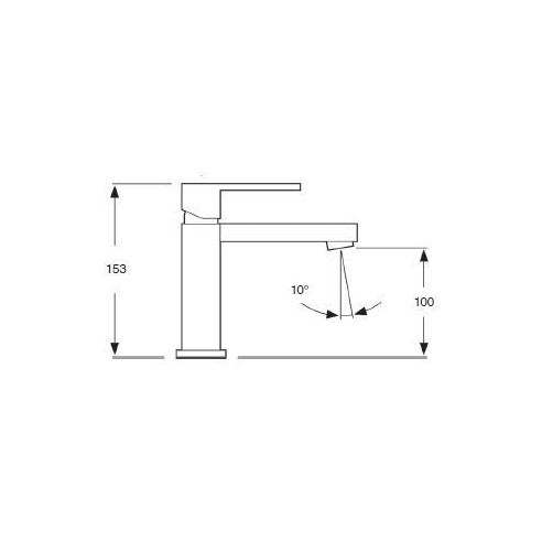 Monomando lavabo  modelo VERAL