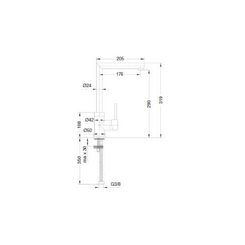 Monomado fregadero IZAS