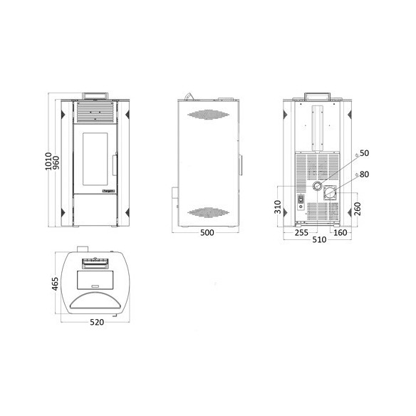 Estufa de Pellets ADDA 10