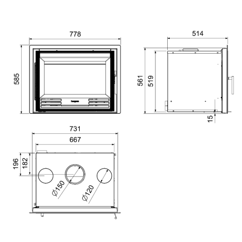 Compacto insertable C 3 / 70 N HF