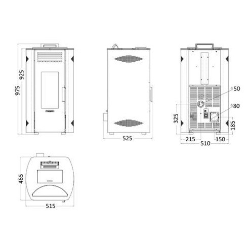 Estufa de Pellets ENZA 8