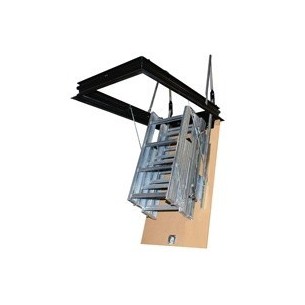 Escalera escamoteable de tramo Pk-4 metálica galvanizada 4 tramos 2