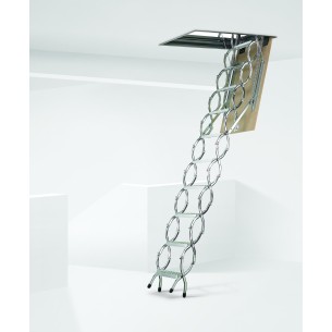 Escalera escamoteable de tijera ZX de techo