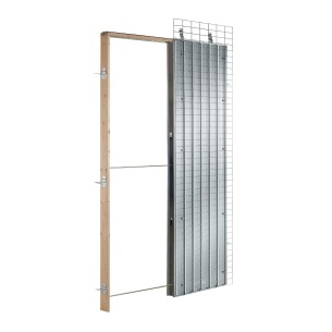 Estructura Orchidea Basic para paredes enfoscadas, con armazón metálico con grecado  en negativo. 2