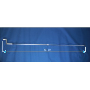 Manivela de aluminio extensible
