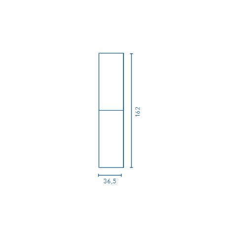 Columna  suspendida modelo VITALE