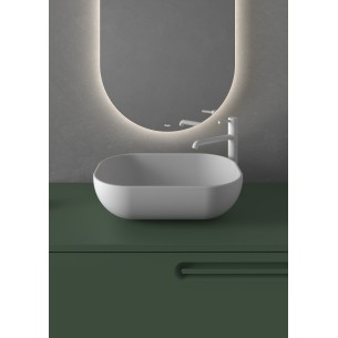 Lavabo BLOCK Cerámico Mate 45,5 x 33 cm 2