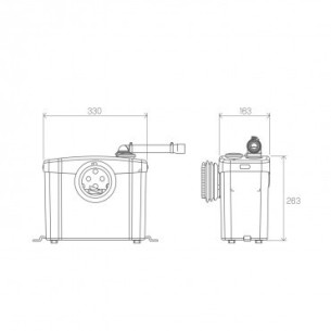 Triturador adaptable SANIPRO
