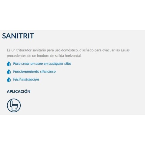Triturador adaptable SANIPRO