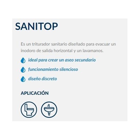 Triturador adaptable SANIPRO