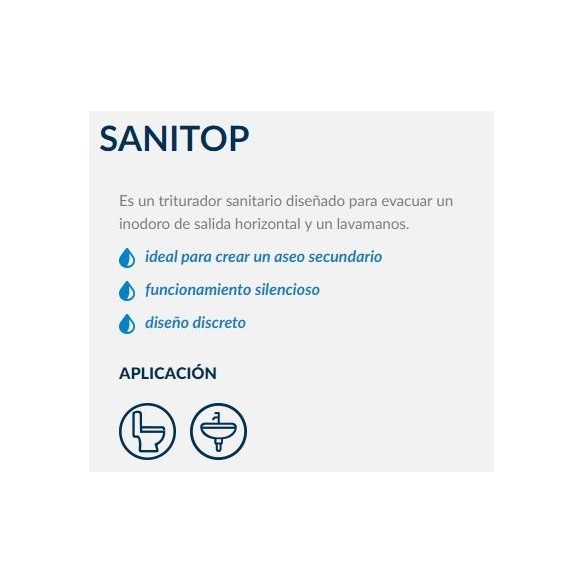 Triturador adaptable SANIPRO