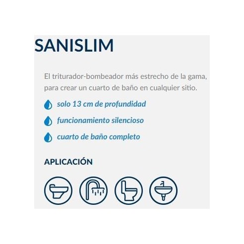 Triturador adaptable SANIPRO