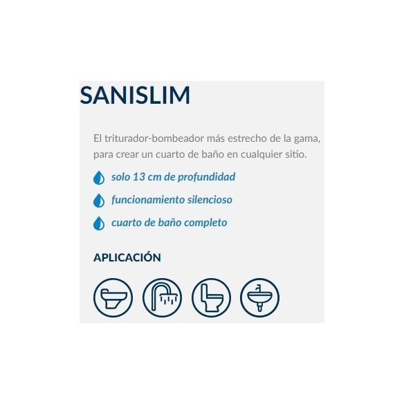 Triturador adaptable SANIPRO