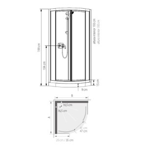 Cabina KINEPRIME GLASS Angular 2