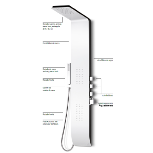 Columna de ducha termostática KIARA AquaThermo 2