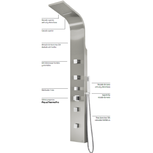 Columna de ducha termostática MELIANA AquaThermoPro 2