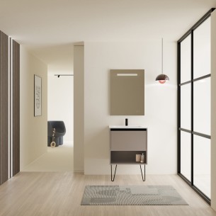 Mueble YOKO con patas fondo 45