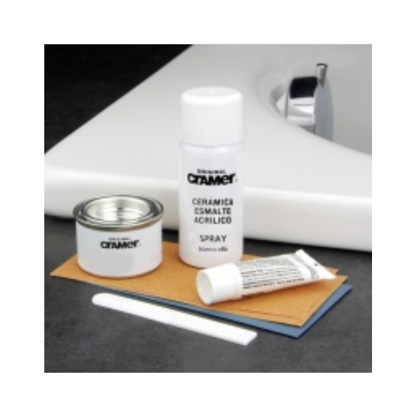 Reparadores de golpes y desconchados en bañeras y sanitarios. Kit-Ker