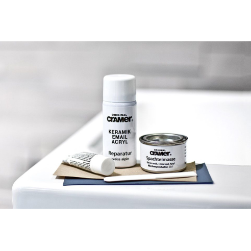 Reparadores de golpes y desconchados en bañeras y sanitarios. Kit-Ker