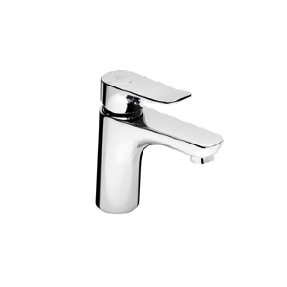 Grifo monomando de lavabo SAYRO Cromo - Negro