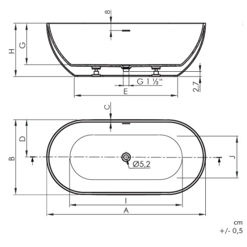 Bañera SANYCCES Rondo | Diseño Curvo