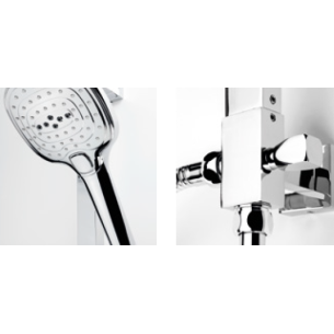 Conjunto de ducha sin grifería CÓRCEGA  de Aquassent 2