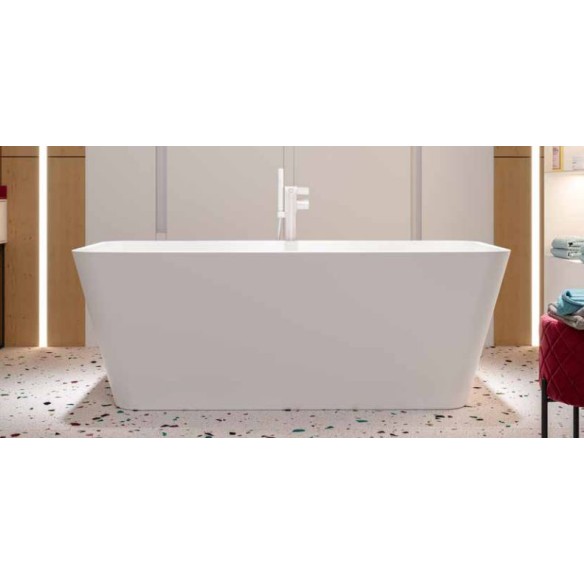 Bañera SAMOA Solid Surface Blanca 165x70 cm