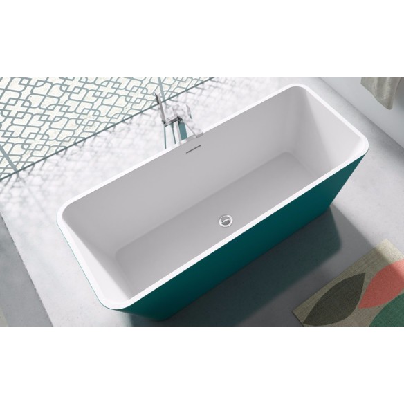 Bañera SAMOA Solid Surface Blanca 165x70 cm