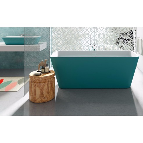 Bañera SAMOA Solid Surface Blanca 165x70 cm