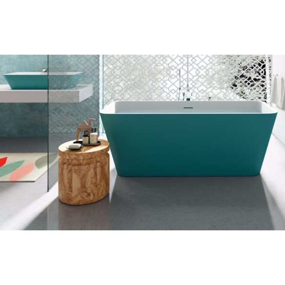 Bañera SAMOA Solid Surface Blanca 165x70 cm