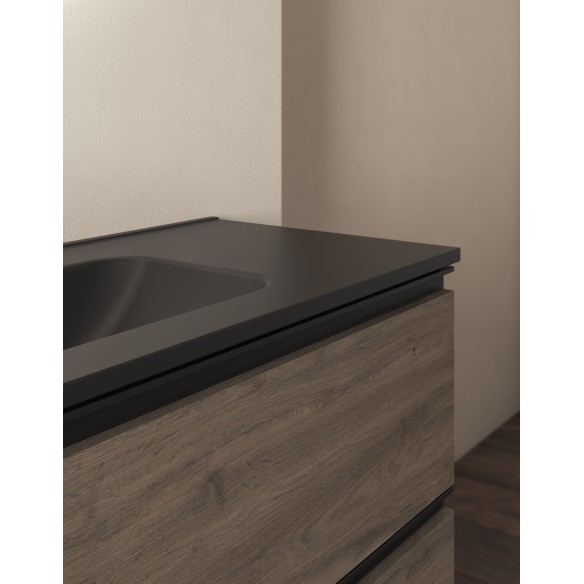 Tirador suelto VIDA COMPACT – 1 unidad, 80 o 100 cm, mate Blanco o Negro