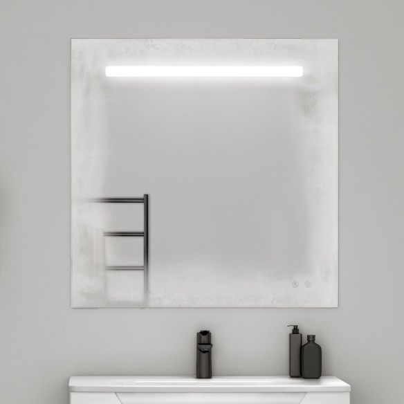 Espejo BOIRA LED Antivaho | USB y Soporte Móvil