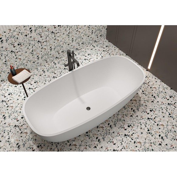 Bañera TUPAI Solid Surface 190x100 cm Blanca