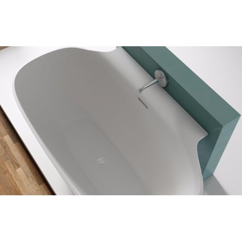 Bañera TONGA Solid Surface 170x92 cm Blanca