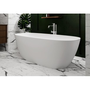 Bañera NEPAL Solid Surface 170x72 cm Blanca