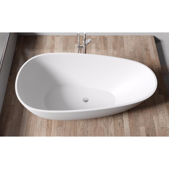 Bañera ATENAS Solid Surface Blanca – 150 y 170 cm