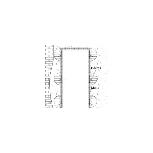 Puerta de empujar Raso Parete, puerta invisible