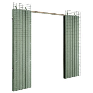 Estructura puertas correderas dobles BASIC 2