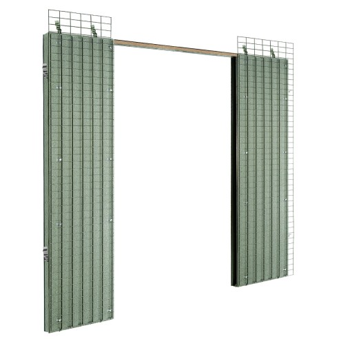 Estructura puertas correderas dobles BASIC