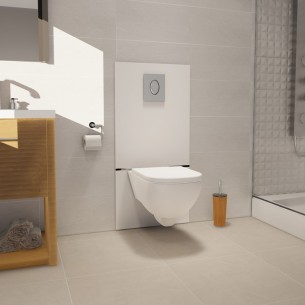SANIWALL PRO UP Cristal | Bastidor Grohe con Triturador