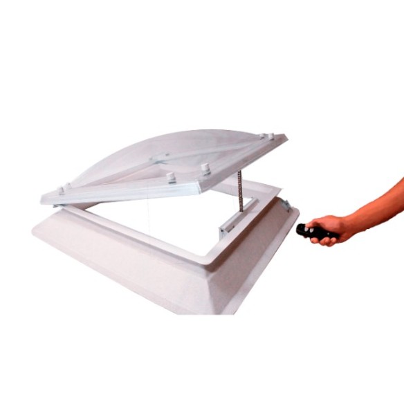 Claraboya MATILLA Rectangular apertura eléctrica con mando