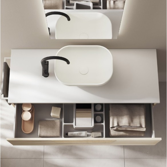 Lavabo BLOCK Cerámico Mate 45,5 x 33 cm
