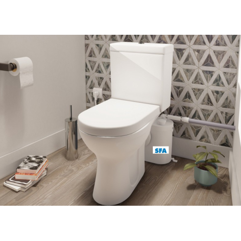 Triturador WC SANITRIT SFA | Bomba Trituradora Inodoro