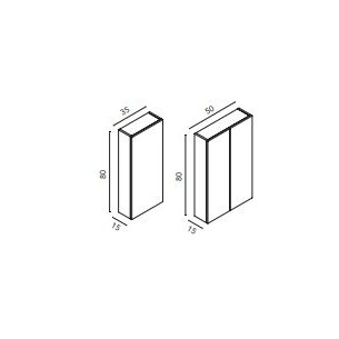 Mueble Alto ALFA 35 o 50 cm Reversible 2