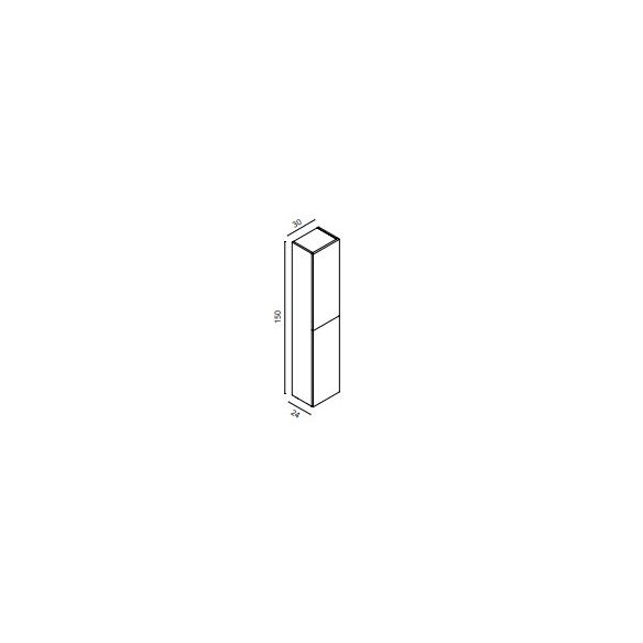 Columna LOGIKA COMPACT 2 Puertas 30 cm