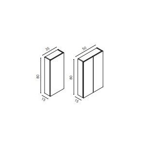 Mueble Alto LOGIKA COMPACT 35 o 50 cm 2