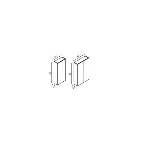 Mueble Alto LOGIKA COMPACT 35 o 50 cm