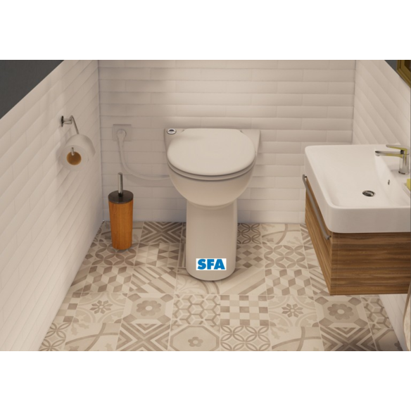 Inodoro con Triturador SANICOMPACT C43 SFA 43 cm
