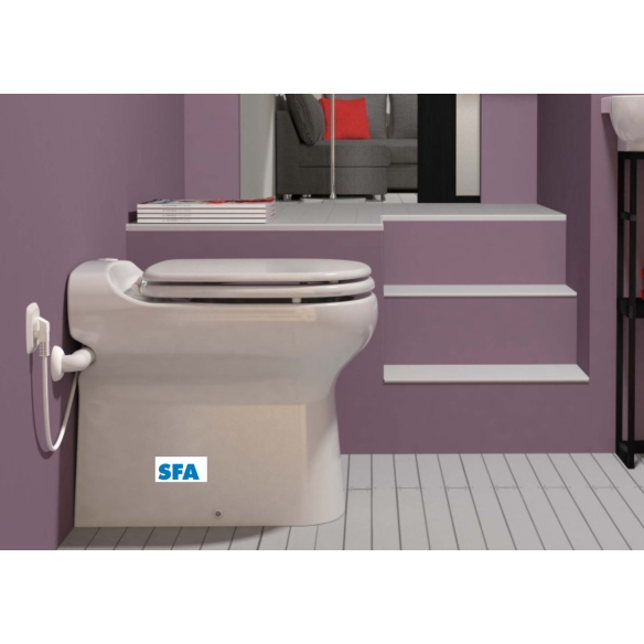 Inodoro con Triturador SANICOMPACT ELITE SFA