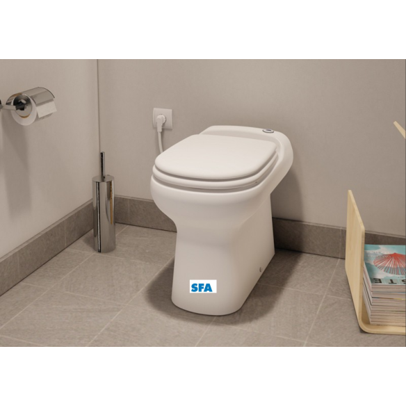 Inodoro con Triturador SANICOMPACT ELITE SFA
